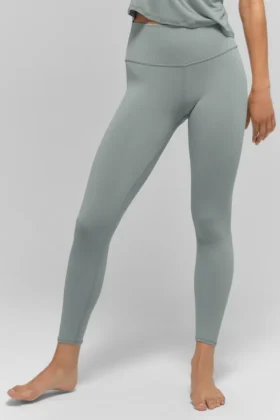 High-Waist Airbrush Airbrush Legging 7/8 – Gris lunar