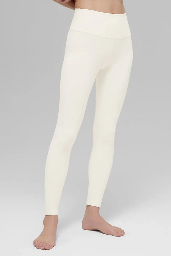 High-Waist Airbrush Airbrush Legging - Marfil