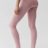 High-Waist Airbrush Fast Track Legging - Rosa vintage/Blanco