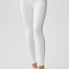 High-Waist Airbrush Heart Throb Leggings - Blanco/Negro
