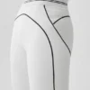 High-Waist Airbrush Heart Throb Leggings - Blanco/Negro