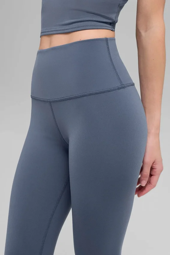 High-Waist Airbrush Legging 7/8 - Bluestone