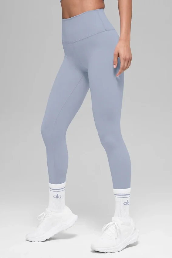 High-Waist Airbrush Legging 7/8 con efecto aerógrafo - Escarcha invernal