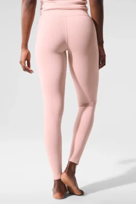 High-Waist Airbrush Legging 7/8 – Cuarzo rosa