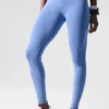 High-Waist Airbrush Legging - Azul cristalino