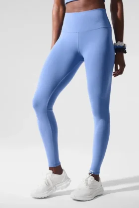High-Waist Airbrush Legging - Azul cristalino
