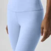 High-Waist Airbrush Legging - Azul Provenza claro