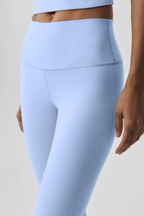 High-Waist Airbrush Legging - Azul Provenza claro
