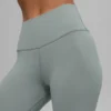 High-Waist Airbrush Legging - Gris lunar