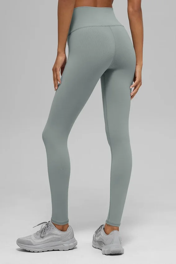 High-Waist Airbrush Legging - Gris lunar