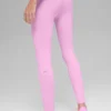 High-Waist Airbrush Legging - Rosa Candy Heart