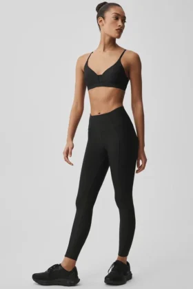 High-Waist Airlift 7/8 Fine Line Legging - Negro