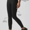 High-Waist Airlift 7/8 Fine Line Legging - Negro