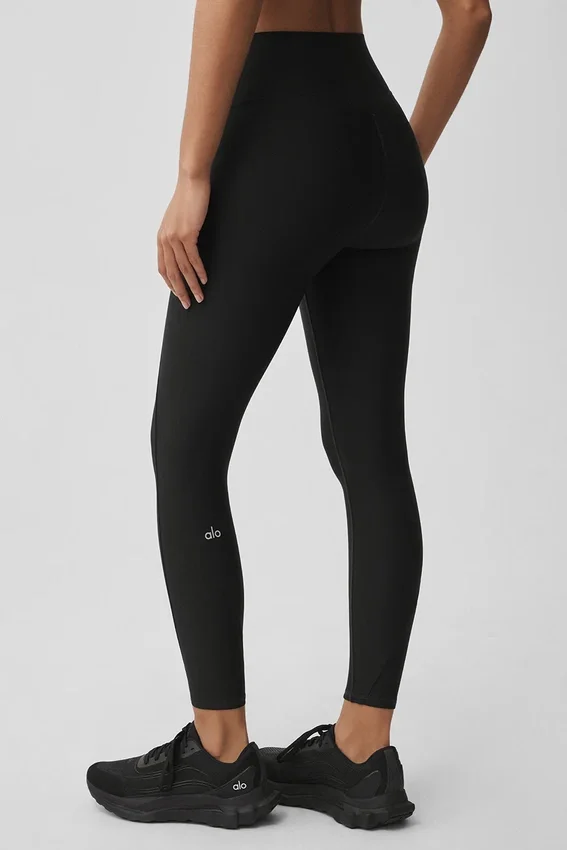 High-Waist Airlift 7/8 Fine Line Legging - Negro