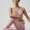 High-Waist Airlift 7/8 Fine Line Legging - Rosa vintage