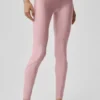 High-Waist Airlift 7/8 Fine Line Legging - Rosa vintage