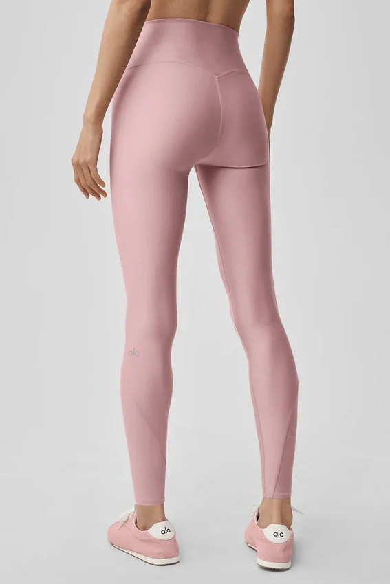 High-Waist Airlift 7/8 Fine Line Legging - Rosa vintage