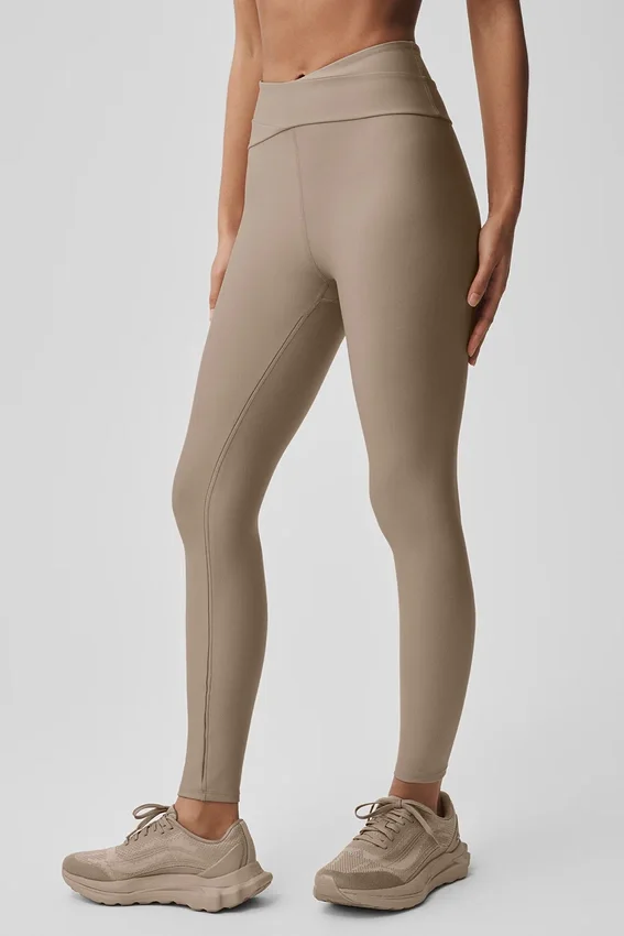 High-Waist Airlift 7/8 Horizon Leggings - Gravel
