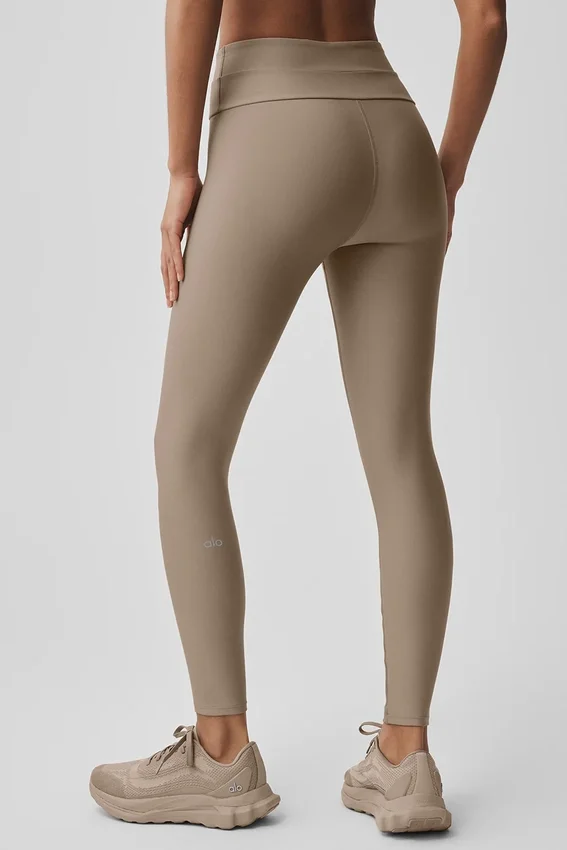 High-Waist Airlift 7/8 Horizon Leggings - Gravel