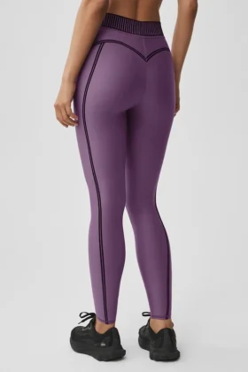 High-Waist Airlift 7/8 Line up Leggings – Plum Kiss