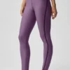 High-Waist Airlift 7/8 Line up Leggings - Plum Kiss