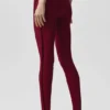 High-Waist Airlift 7/8 «Line Up» Leggings - Rojo «Summer Romance»