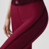 High-Waist Airlift 7/8 «Line Up» Leggings - Rojo «Summer Romance»