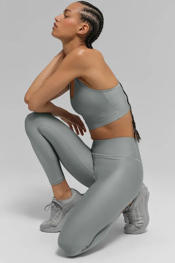 High-Waist Airlift Airlift Legging 7/8 - Gris Lunar