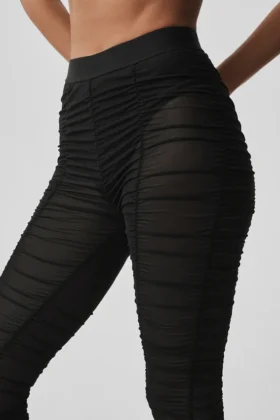 High-Waist Airlift Cherish Leggings – Negro