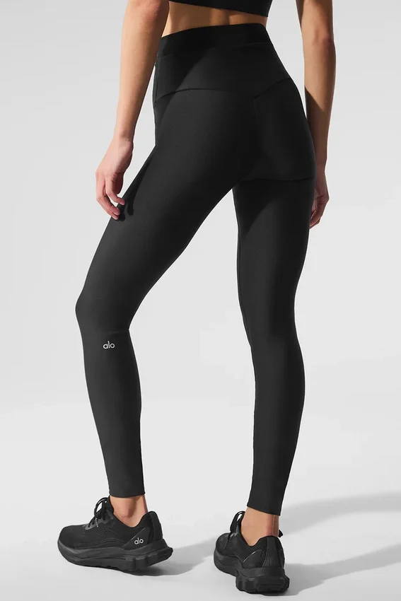 High-Waist Airlift Divine Leggings - Negro