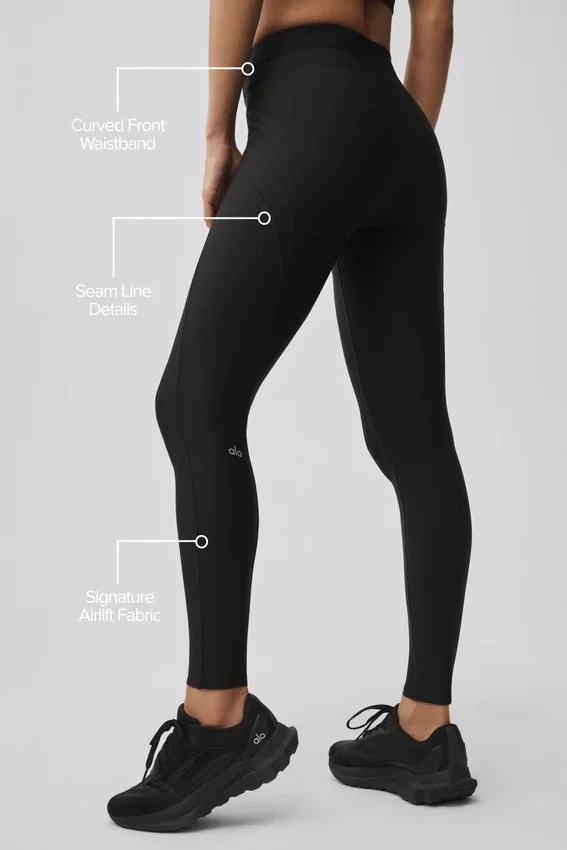 High-Waist Airlift Evolve Legging - Negro