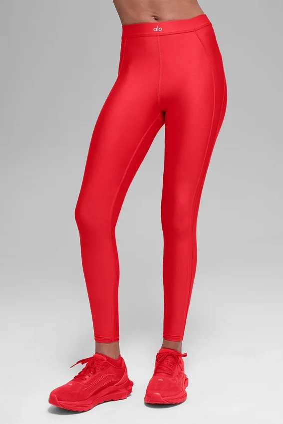 High-Waist Airlift Ignite 7/8 Leggings - Rojo brillante