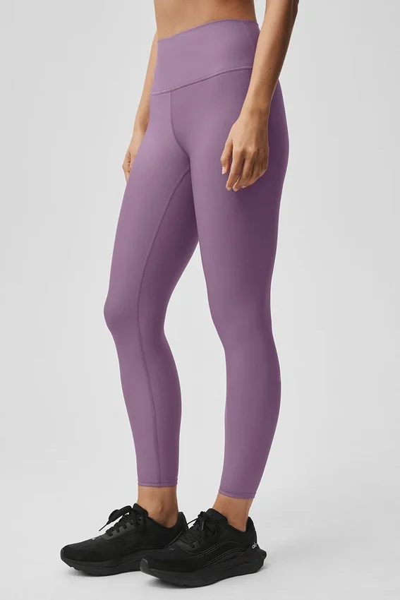 High-Waist Airlift Legging 7/8 - Beso de ciruela