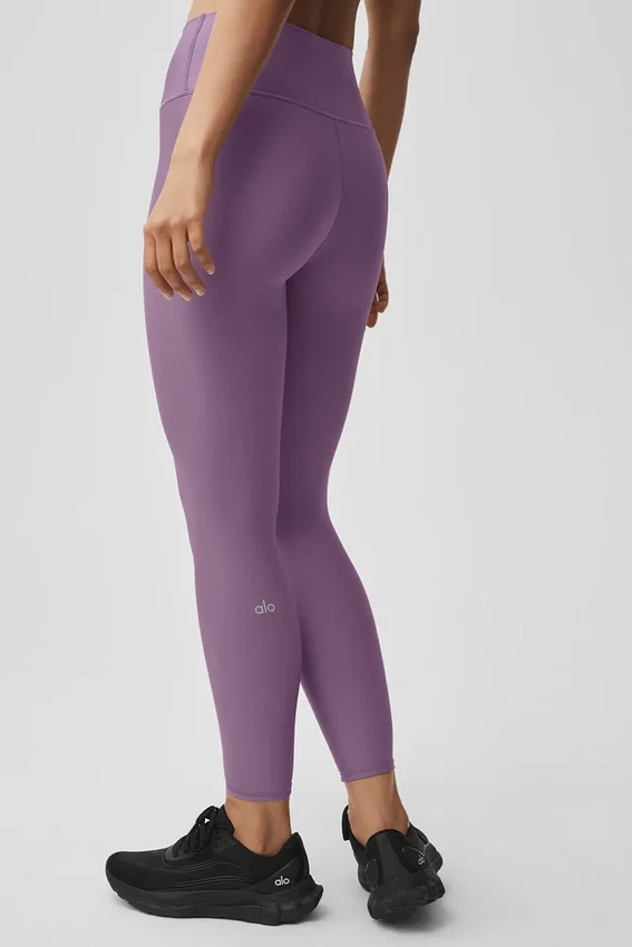 High-Waist Airlift Legging 7/8 - Beso de ciruela