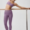 High-Waist Airlift Legging 7/8 - Beso de ciruela