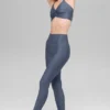 High-Waist Airlift Legging 7/8 - Bluestone