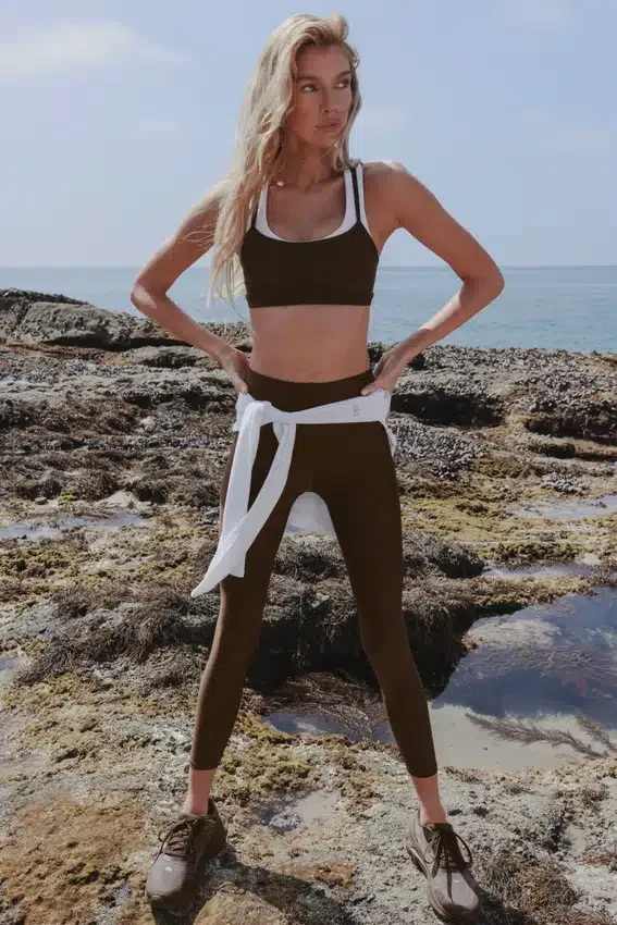 High-Waist Airlift Legging 7/8 - Espresso