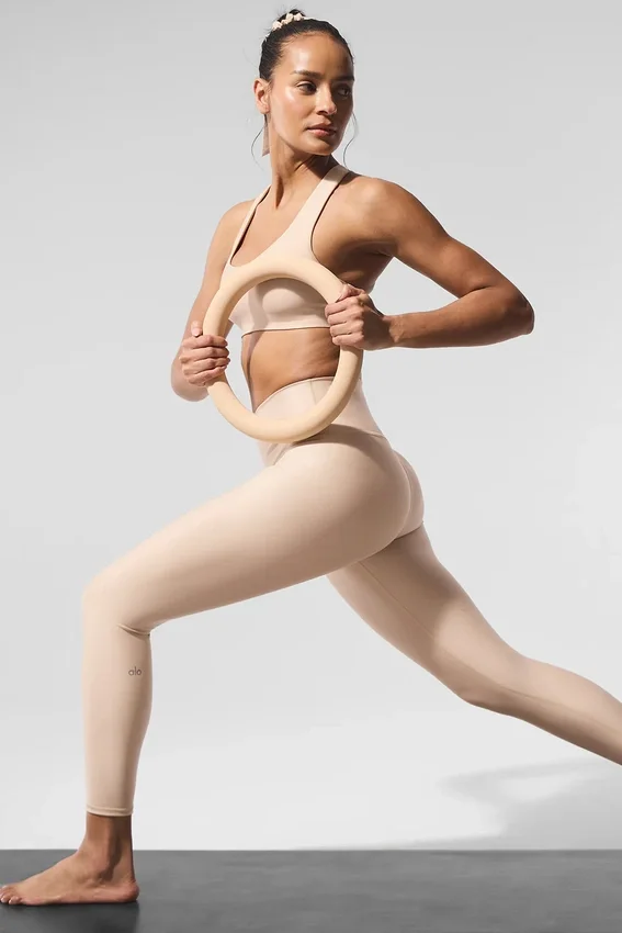 High-Waist Airlift Legging 7/8 - Macadamia