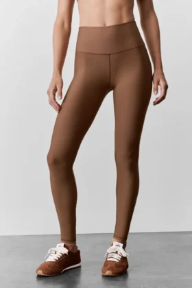 High-Waist Airlift Legging 7/8 - Marrón «Sun Kissed»