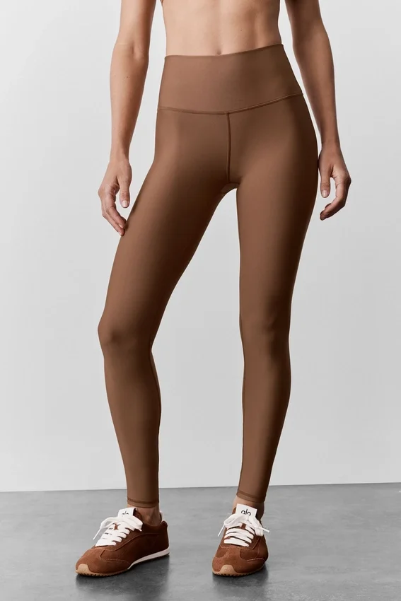 High-Waist Airlift Legging 7/8 - Marrón «Sun Kissed»