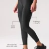 High-Waist Airlift Legging 7/8 - Negro
