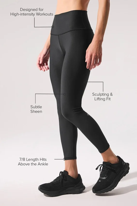 High-Waist Airlift Legging 7/8 - Negro