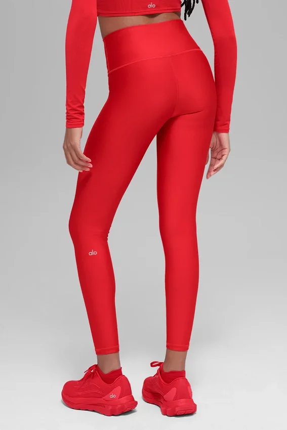 High-Waist Airlift Legging 7/8 - Rojo brillante