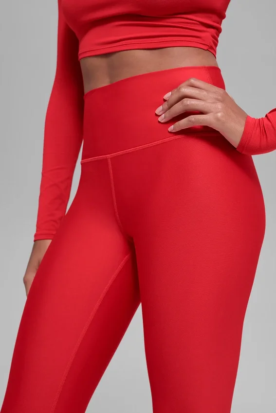 High-Waist Airlift Legging 7/8 - Rojo brillante