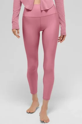 High-Waist Airlift Legging 7/8 – Rosa rosa silvestre