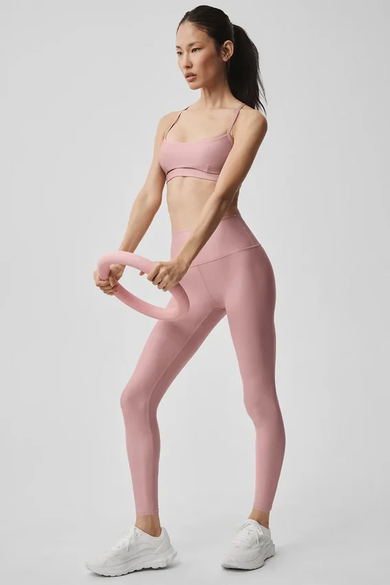 High-Waist Airlift Legging 7/8 - Rosa vintage