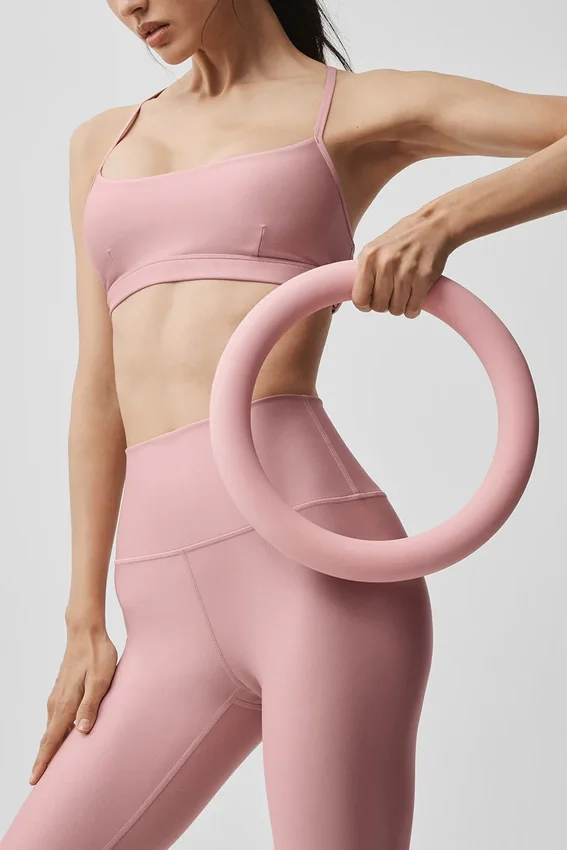 High-Waist Airlift Legging 7/8 - Rosa vintage