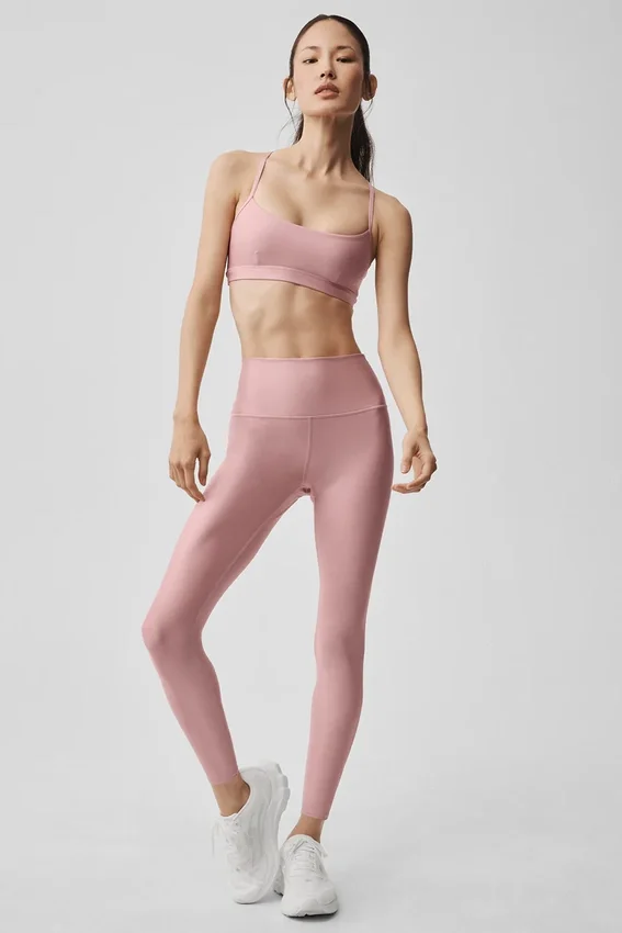 High-Waist Airlift Legging 7/8 - Rosa vintage