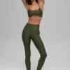 High-Waist Airlift Legging 7/8 - Verde oliva