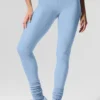 High-Waist Airlift Legging - Azul concha